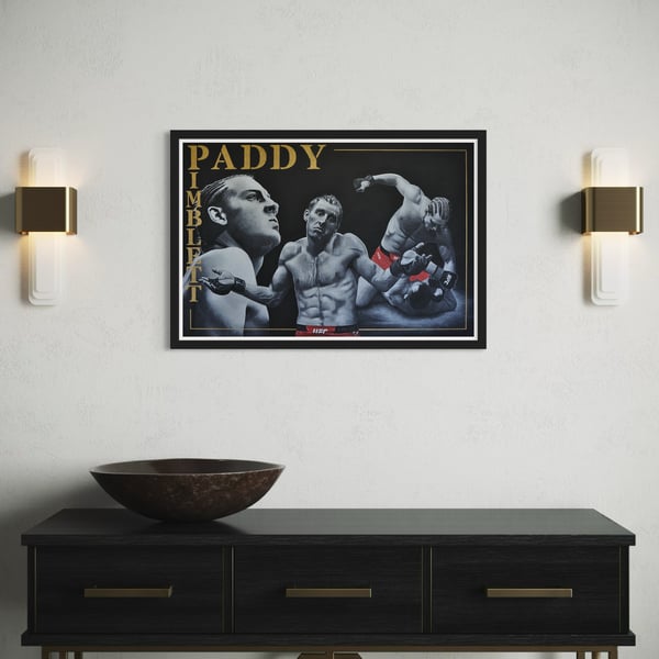 Image of SIGNED PADDY PIMBLETT PRINTS - WHAT NOW