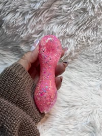 Image 24 of Pink Glitter Glass Freezable Pipe