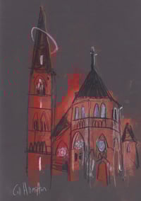 Image 2 of Oran Mor - Pencil, Charcoal and Soft Pastels on Paper 