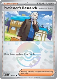 Professor's Research [Professor Rowan] (Poke Ball Pattern)- Near Mint
