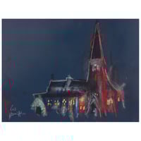 Image 1 of Oran Mor - Soft Pastels and Charcoal on Card 