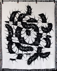 woven tapestry/blanket (48x 60 inches) scum ii
