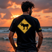 Image 1 of El Vaquero Back Print Short-Sleeve T-Shirt