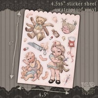 Image 7 of Toy Nurse | Vinyl Sticker Sheet