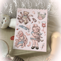 Image 6 of Toy Nurse | Vinyl Sticker Sheet