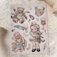 Image 1 of Toy Nurse | Vinyl Sticker Sheet