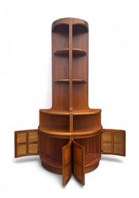 Image 2 of Pair Of Mid Century Nathan Squares Furniture Tall Corner Units Teak