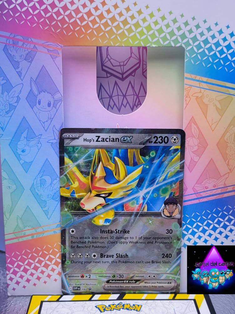 Image of Hop's Zacian Ex double rare NM