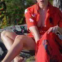 Image 3 of OG MAYELA TOTE BAG RED