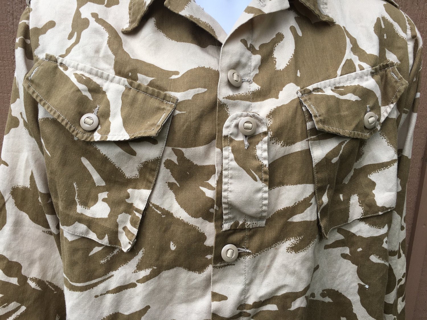 Image of British Army Combat Shirt – Desert DPM Camo – New/Unissued