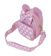 Image 2 of Loungefly Disney Minnie Mouse Straw Cosplay Mini Convertible Bag