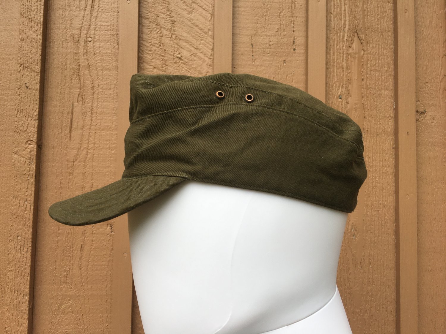 Image of Austrian Field Cap - Olive Drab - New Old Stock