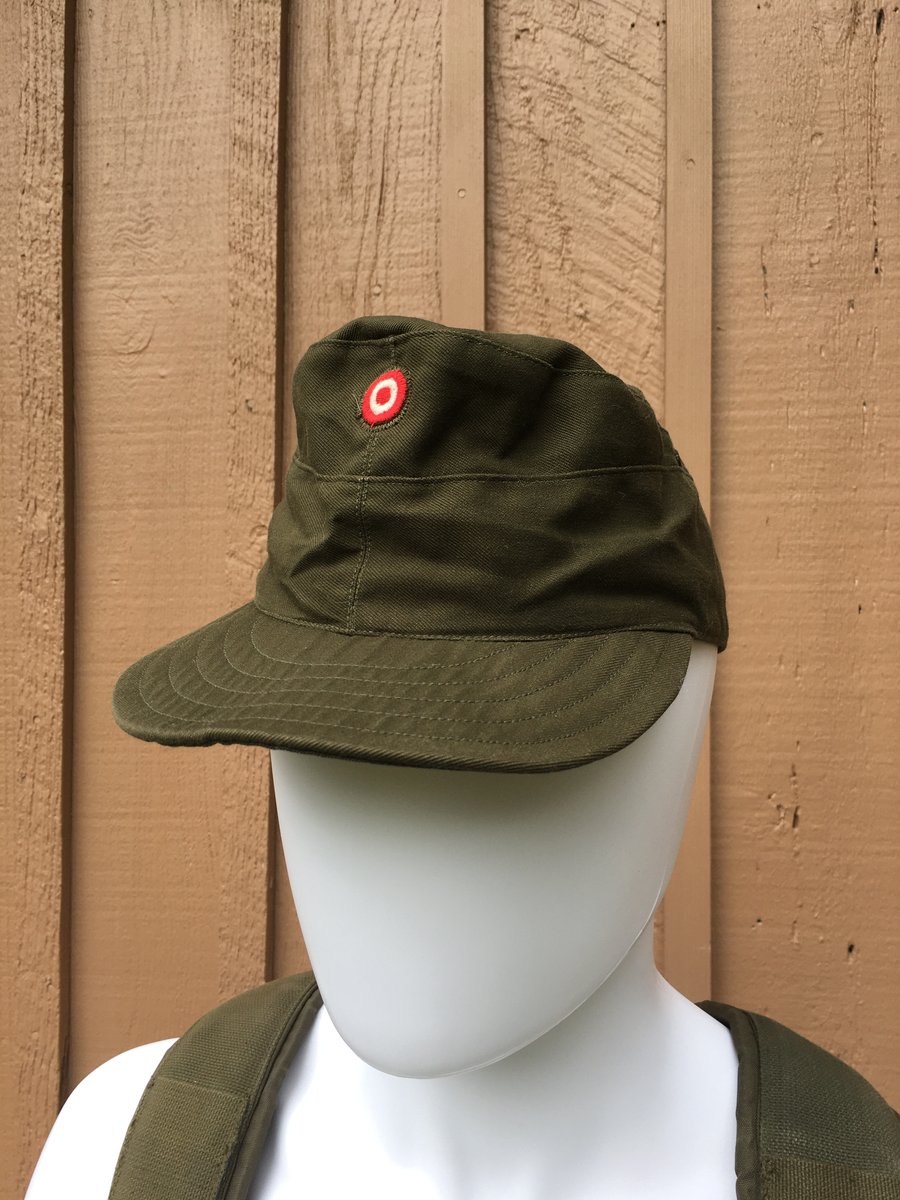 Image of Austrian Field Cap - Olive Drab - New Old Stock