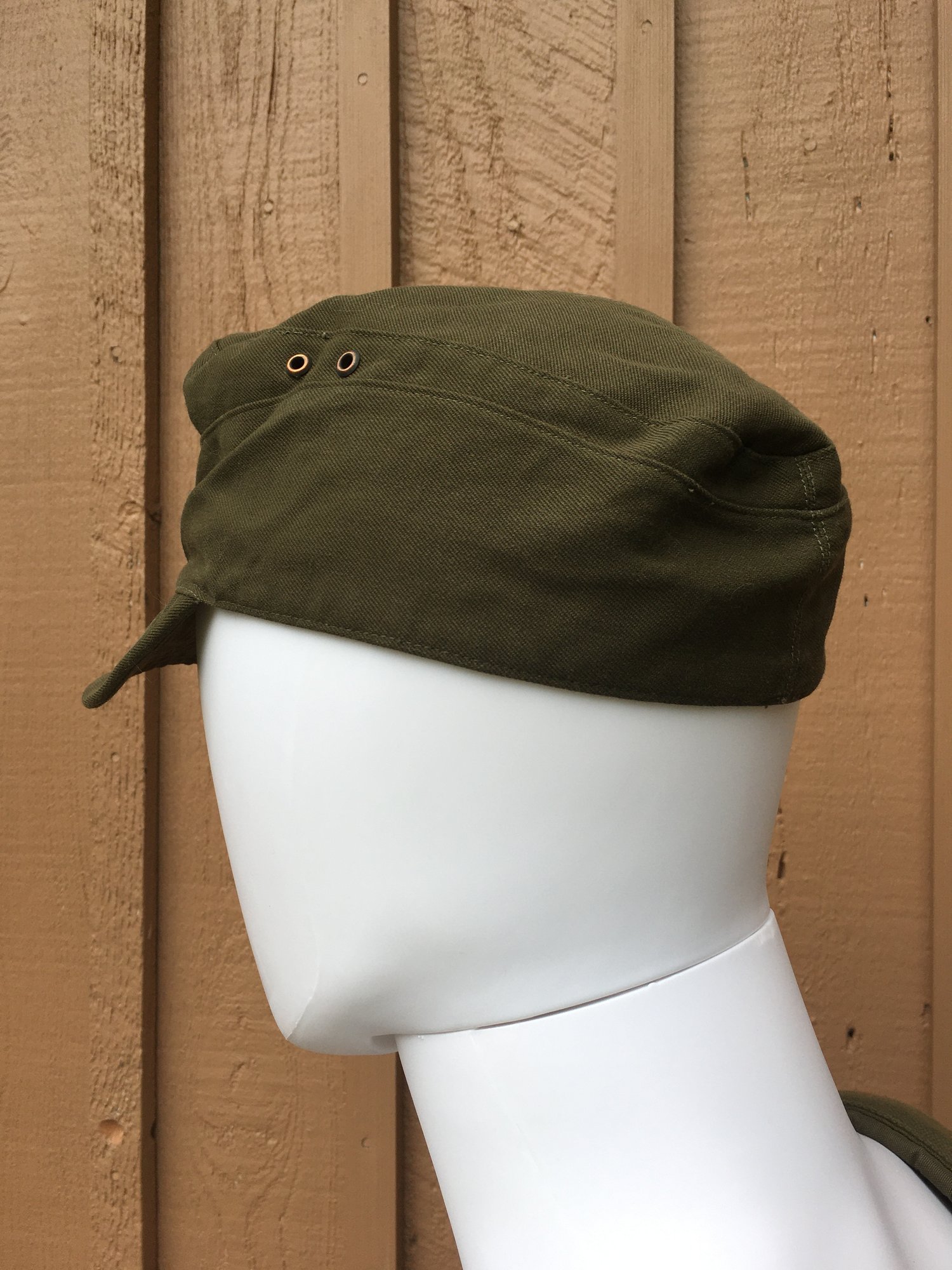 Image of Austrian Field Cap - Olive Drab - New Old Stock