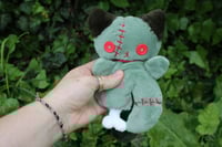 Image 2 of 🪡🧟‍♀️🦴Zombie Button Kitty🦴🧟‍♀️🪡