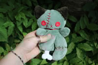 Image 1 of 🪡🧟‍♀️🦴Zombie Button Kitty🦴🧟‍♀️🪡