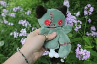 Image 3 of 🪡🧟‍♀️🦴Zombie Button Kitty🦴🧟‍♀️🪡