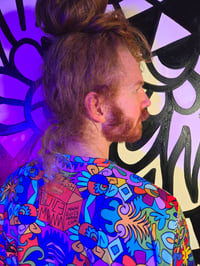 Image 2 of Guice Geometric Rainbow Vibrations Shirt