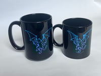 Image 2 of Dancing Batcat Black Mug