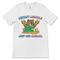 Image 2 of Funny AA Shirt | Instant Asshole Just Add Alcohol 