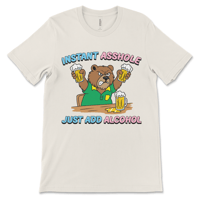 Image 3 of Funny AA Shirt | Instant Asshole Just Add Alcohol 