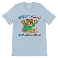 Image 4 of Funny AA Shirt | Instant Asshole Just Add Alcohol 