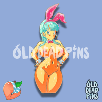 Image 8 of Bunny Bulma Enamel Pin In-Hand Extras