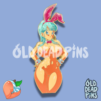 Image 6 of Bunny Bulma Enamel Pin In-Hand Extras
