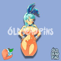 Image 4 of Bunny Bulma Enamel Pin In-Hand Extras