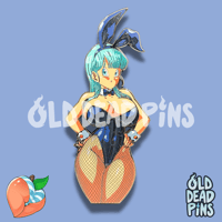 Image 7 of Bunny Bulma Enamel Pin In-Hand Extras