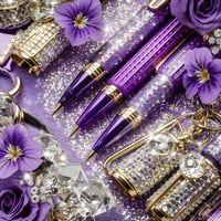 Image 5 of Glam Luxe Pen & Floral Digital Bundle – Set of 6