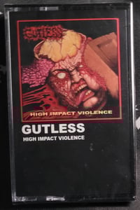 Image 3 of Gutless - High Impact Violence - LP, MC
