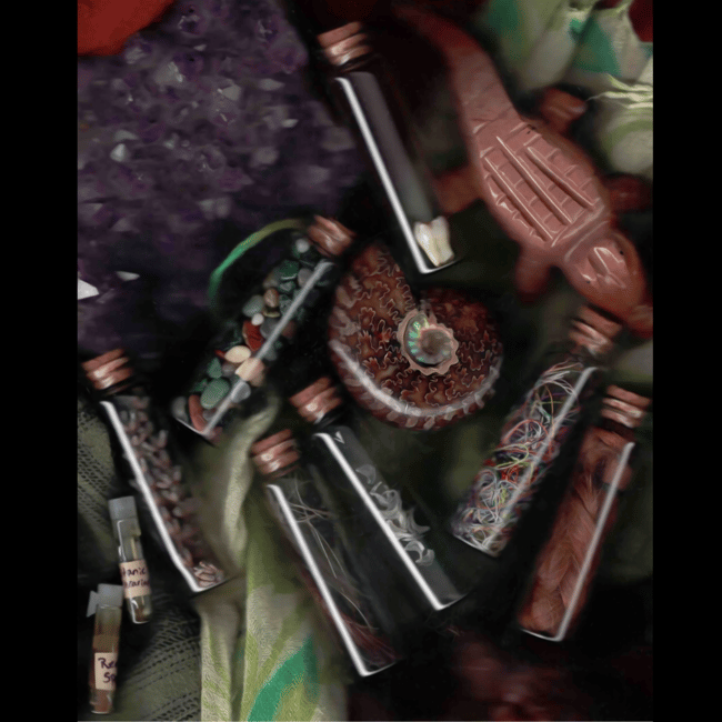 Bottled Up - Self Portrait #3 | Art Prints