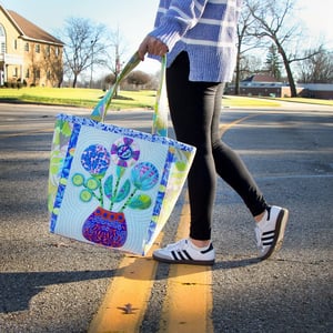 Image of NEW! The Morris Tote Bag Pattern by Sue Spargo