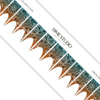 Image 6 of MYKONOS OMBRE BANDANA NAIL DECALS