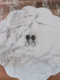 Image 1 of Rainbow Moonstone Angel Tears (Black)