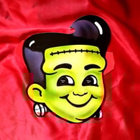 Image 1 of Frankenstein - Bob's Big Boy - Kids Halloween Mask (1960s) 