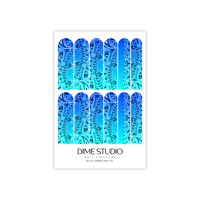 Image 4 of OCEAN BLUES OMBRE BANDANA NAIL DECALS