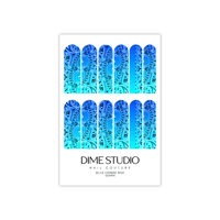 Image 5 of OCEAN BLUES OMBRE BANDANA NAIL DECALS