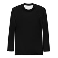 Image 4 of El Xolo Negro Back Print Men's Rash Guard