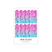 Image 4 of COTTON CANDY OMBRE BANDANA NAIL DECALS 