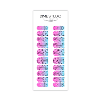 Image 2 of COTTON CANDY OMBRE BANDANA NAIL DECALS 