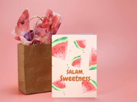 Image 4 of Baby Bottle Covers Watermelon-Theme Gift Set