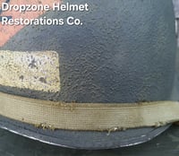 Image 12 of WWII 2nd Ranger Battalion, NCO. M-1 Type Helmet.