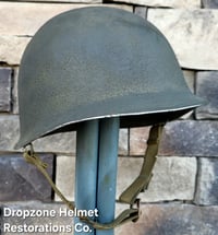 Image 5 of WWII 2nd Ranger Battalion, NCO. M-1 Type Helmet.