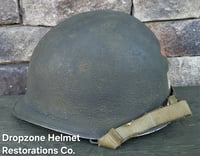 Image 2 of WWII 2nd Ranger Battalion, NCO. M-1 Type Helmet.