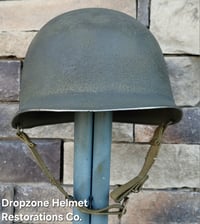 Image 9 of WWII 2nd Ranger Battalion, NCO. M-1 Type Helmet.