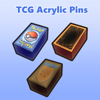 [Pre-Order] Trading Card Game Acrylic Pins