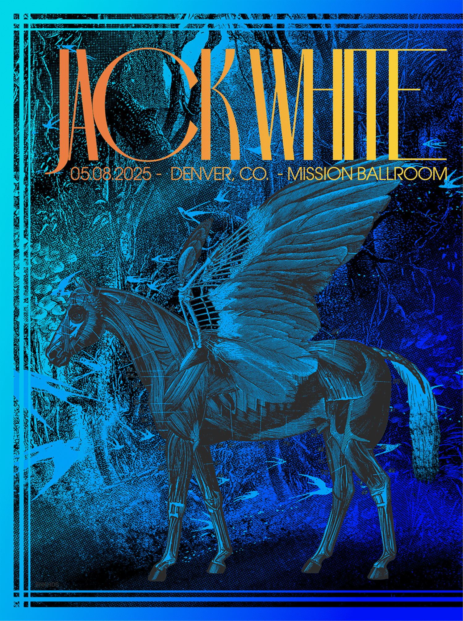 JACK WHITE DENVER 2025 NIGHT ONE FOIL