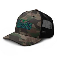 Image 2 of Hooks Ranch Camouflage trucker hat